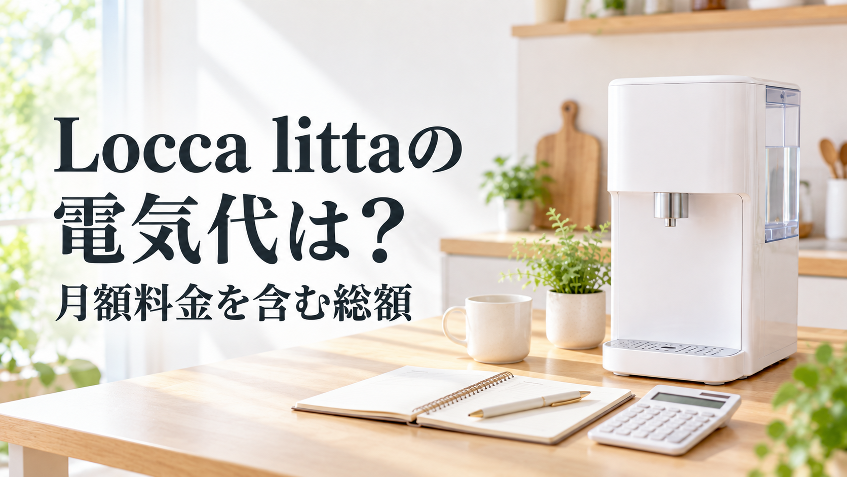 Locca littaの電気代と月額料金を確認する記事のアイキャッチ